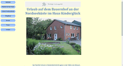 Desktop Screenshot of ferienhof-schulz.de